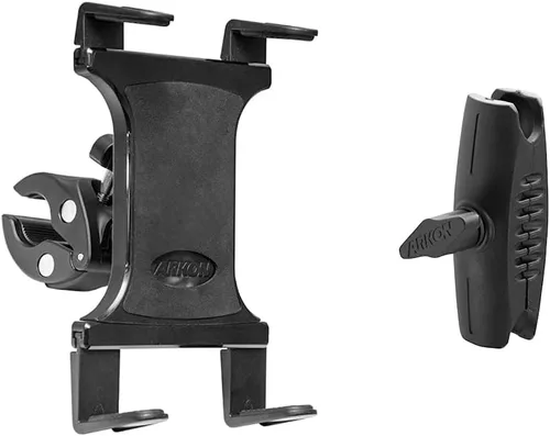 Miniatura 7 de ARKON Mounts Clamp - Soporte para tablet Agarre seguro Rotación de 360 grados Se fija fácilmente a manillares, postes, bicicletas
