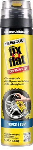 Miniatura 9 de Fix-a-Flat S60410 - Reparación e inflador de neumáticos planos de emergencia en aerosol, para neumáticos compactos, fórmula ecológica, ajuste