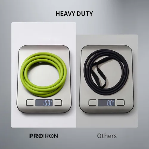 Miniatura 3 de PROIRON Bandas de resistencia, bandas de ejercicio antiroturas, bandas de resistencia para entrenar con asas, bandas de peso para entrenamiento
