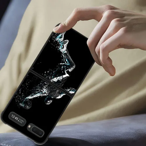 Miniatura 7 de Funda compatible con Samsung Galaxy Z Flip 5G, diseño de jugador de baloncesto 10 Galaxy Z Flip 5G para niños y hombres, TPU suave, antiarañazos, a