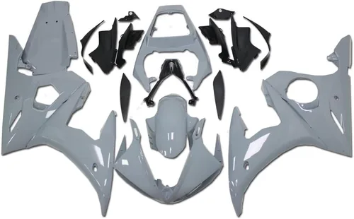 Miniatura 21 de Carenado de inyección azul para Yamaha YZF 2003-2005 R6 y 2006-2009 R6S nuevo kit pintado ABS plástico motocicleta carrocería mercado de accesorios