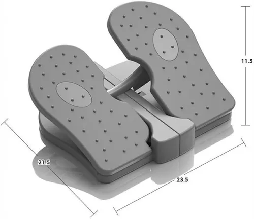 Miniatura 7 de Ejercitador de máquina de escalones para uso doméstico, pedal de escritorio, ejercitador de ciclo, paso a paso pequeño, equipo multifuncional