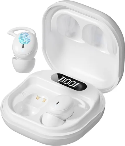 Miniatura 11 de Auriculares para dormir, 5.4 Bluetooth con cancelación de ruido para dormir, ultra delgados, a prueba de sueño lateral, inalámbricos