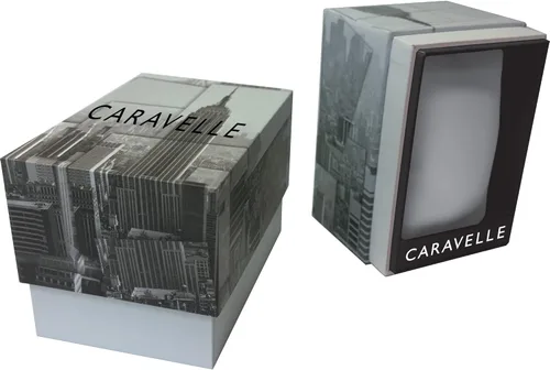 Miniatura 4 de Caravelle by Bulova - Reloj de cuarzo clásico de 3 manecillas para mujer, con números romanos, caja rectangular, cristal mineral curvo