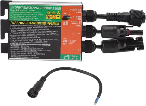 Enfriamiento sin inversor solar micro del picovoltio de la aleación de aluminio del inversor del lazo de la rejilla de la fan, Gmi-180l-ac110v