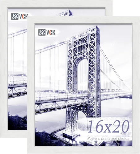 Miniatura 74 de VCK Marco de fotos de 24 x 36 pulgadas, exclusivo marco de póster grande negro para pared, galería en casa, oficina, 1 paquete