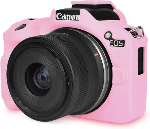 Miniatura 11 de Rieibi EOSR50 EOS R50 Funda protectora de silicona suave para cámara Canon EOS R50 EOSR50 Vlogging, ligera EOS R50 Funda para cámara de cámara Grip