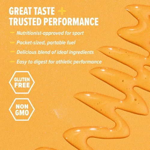 Miniatura 3 de Honey Stinger Paquete variado de gel energético, 12 paquetes de sabor a oro y licuado de frutas orgánicas, sin gluten y sin cafeína, nutrición