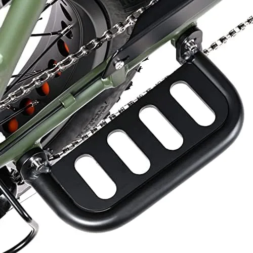 ADDMOTOR Pedales traseros de bicicleta Pedales de asiento trasero Pedales Reposapiés Accesorios de ciclismo para M-81 (solo apto para bicicleta M-81)