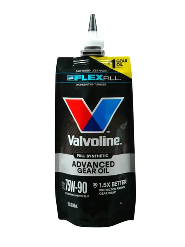 Miniatura 18 de Valvoline Flexfill SAE 75W-90 Aceite para engranajes sintético completo 1 cuarto de galón, caja de 4