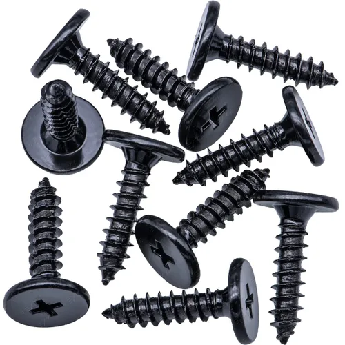 Rexka 10 piezas de revestimiento del parachoques, revestimiento del guardabarros, protector de salpicaduras, tornillo de retención 90103-TA0-000