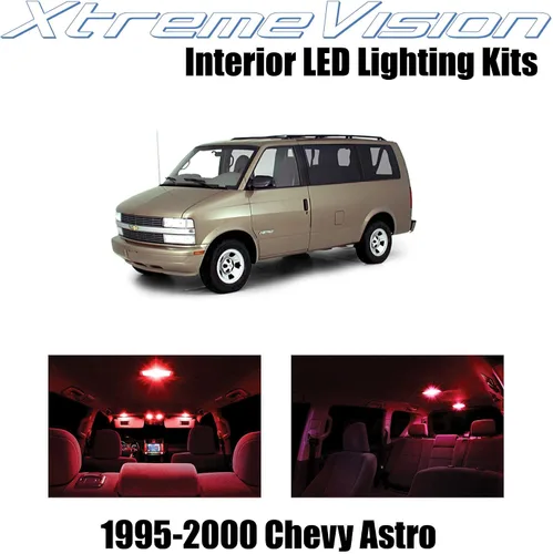 Miniatura 9 de XtremeVision LED interior para Chevy Astro 1995-2000 (11 piezas) kit de LED interior azul + herramienta de instalación