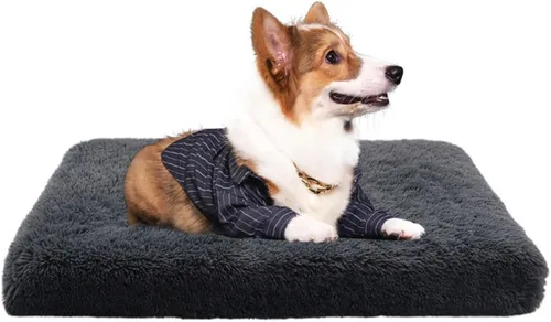 Miniatura 7 de Wear-Resistant Plush Pet Bed Cushion for Dogs and Cats Soft Puppy Nest Mat for Indoor Use Portable Comfortable Pet Sleeping Pad for Couch Cage and