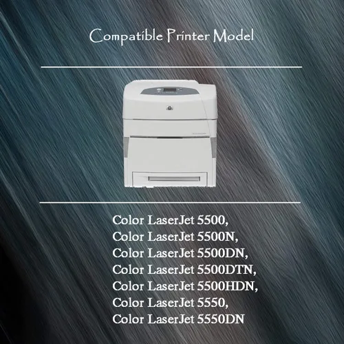 Miniatura 2 de Repuesto compatible con HP 645A Cartucho de tóner C9730A HP645A (2 negros). Uso para impresora de tóner HP Color 5500DN 5500HDN 5500N 5550DN 5550DTN
