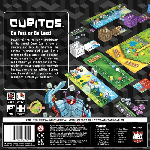 Miniatura 2 de AEG Juego de mesa Cubitos Juego de carreras de dados galardonado Empuja tu suerte para toda la familia 2-4 jugadores A partir de 10 años