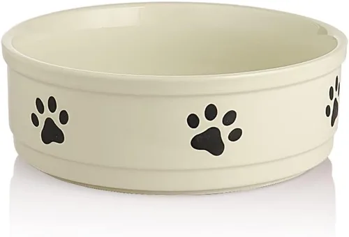Miniatura 11 de Sweejar Cuencos de Cerámica para Perros, Plato de Comida para Perros Pequeños y Gatos, Cuenco de Porcelana Resistente para Mascotas para Comida
