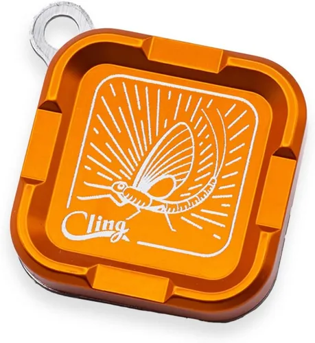 Miniatura 15 de Cling Fishing Products Mag Grab® Mini – Soporte magnético compacto para moscas y organizador para pescadores (Brown Town, Naranja)