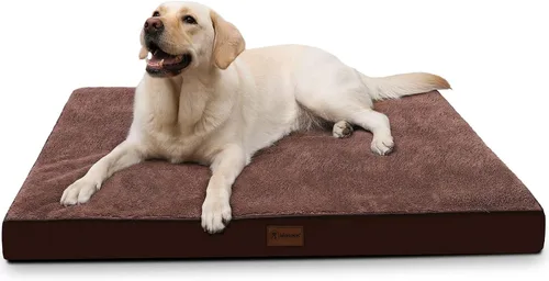 Miniatura 8 de Camas ortopédicas impermeables para perros pequeños, cama ortopédica para jaula con funda extraíble lavable, alfombrilla de espuma para mascotas