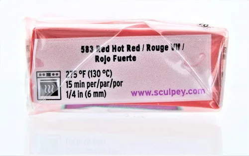 Miniatura 3 de Sculpey Iii arcilla polimérica 2oz-rojo rojo intenso