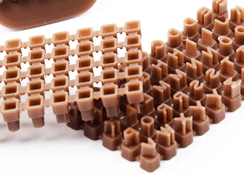 Miniatura 5 de Sellos de letras de arcilla para cerámica, sellos pequeños de plástico del alfabeto para arcilla, también se utiliza como sellos de galletas