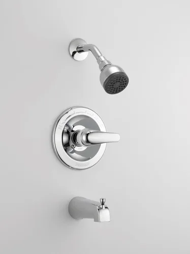 Miniatura 5 de Peerless P188720 Classic - Manijas combinadas completas para bañera y ducha, cromadas