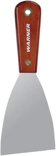 Warner Manufacturing Warner Tool 633 Cuchillo de masilla Full Flex de 3 pulgadas, acero al carbono, mango de palisandro, multicolor