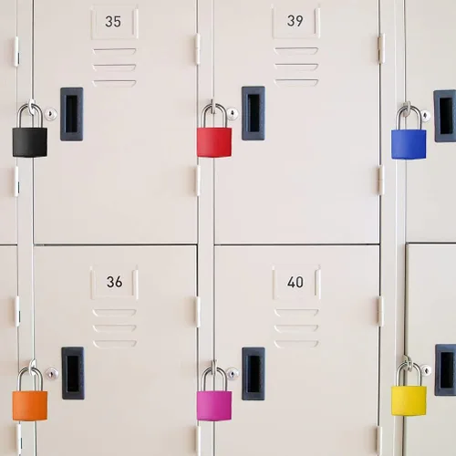 Miniatura 7 de 10 piezas de cerraduras de equipaje con llaves, cerraduras de casillero pequeñas, cerraduras de maleta, cerraduras metálicas con llave para gimnasio