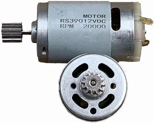 Miniatura 4 de Reemplazo eléctrico de 1 pieza, 12 dientes, RS390, motor de corriente continua, 6 V, 12 V, 20000 rpm, motor de accionamiento para niños, piezas