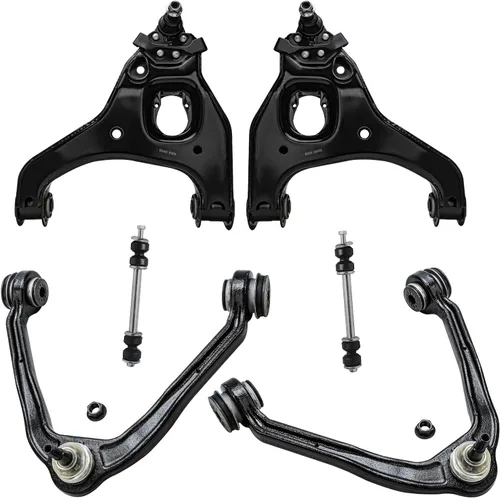 Miniatura 125 de Detroit Axle - Kit de brazos de control de extremo delantero 4WD para Ford 04-08 F-150, 06-08 Lincoln Mark LT, 4 extremos de barra de acoplamiento