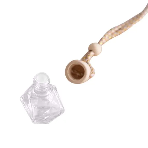 Miniatura 8 de 10 paquetes de difusores colgantes para automóvil, botellas de perfume de vidrio vacías, difusor de ambientador, botella, colgante, aceite