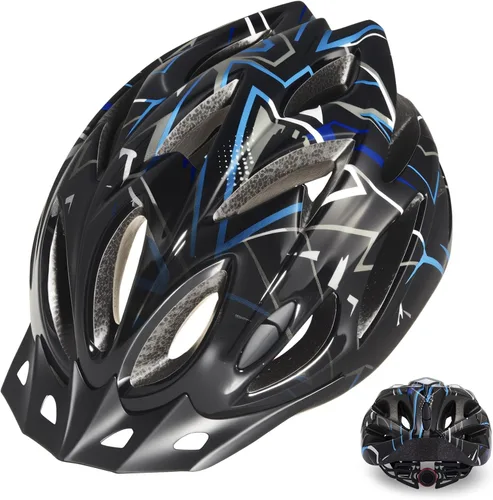 Miniatura 10 de Zacro Adult Bike Helmet, Lightweight Bicycle Helmet with Removable Pads and Visor, CPSC Certified Safety Helmet for Men Women, Mountain Road Cycling