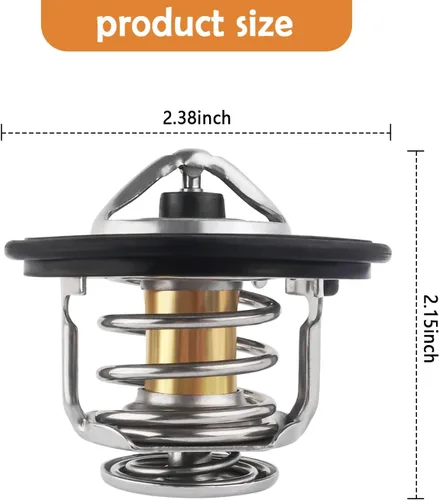 Miniatura 2 de Termostato para automóvil, termostato de refrigerante del motor de servicio pesado compatible con Honda Civic Accord Acura EL CL, termostatos