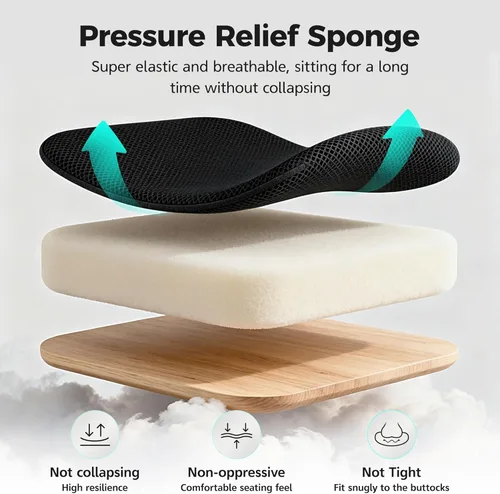Miniatura 7 de Silla de oficina ergonómica con respaldo alto y soporte lumbar, silla de computadora de malla transpirable con reposabrazos ajustables, silla Blanco