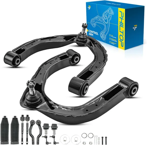 Miniatura 66 de PHILTOP Kit de suspensión delantera de 10 piezas, brazos de control inferiores con juntas de bola, eslabones de extremo de barra estabilizadora