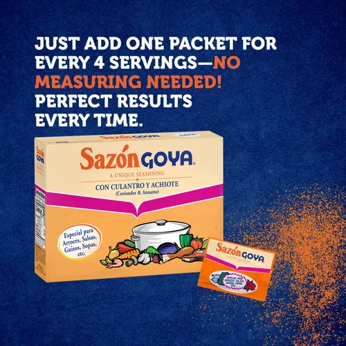 Miniatura 6 de Goya Foods Sazón Condimento con cilantro y Annatto, 1.41 onzas (paquete de 36)