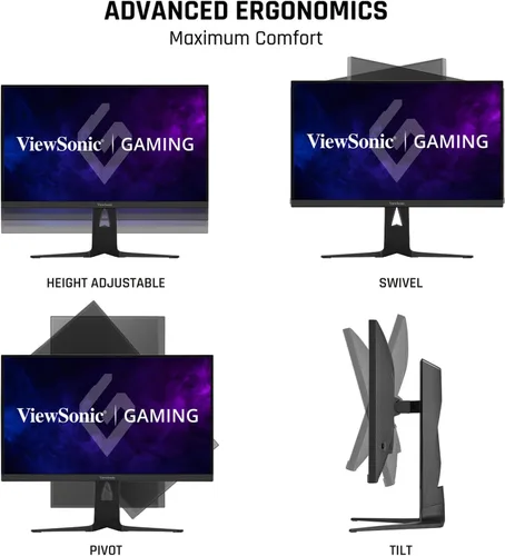 Miniatura 5 de ViewSonic XG2536 Monitor para juegos de 25 pulgadas 1080p, IPS con 280Hz y 0.5 ms para rendimiento de juegos élite, FreeSync Premium y compatible