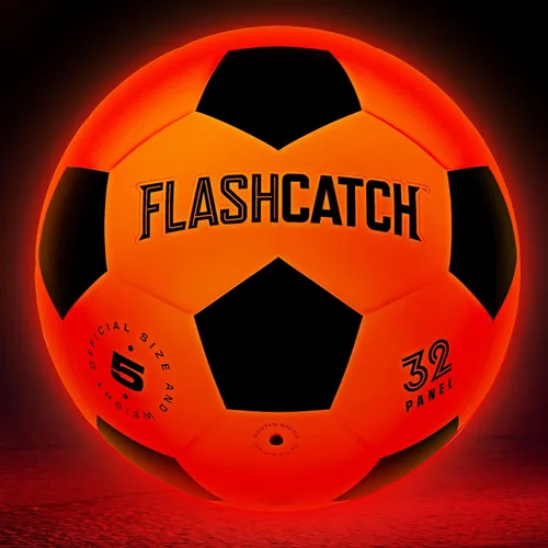 Miniatura 9 de FlashCatch Balón de fútbol iluminado – brilla en la oscuridad – NO 5 – Regalos de equipo deportivo para niños y niñas de 8 a 15 años en adelante