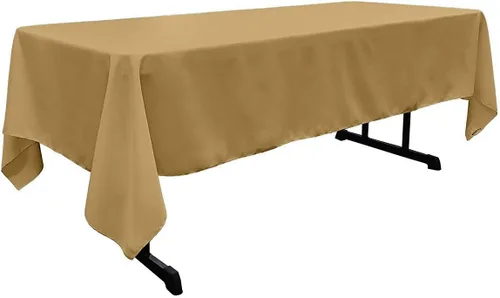 Miniatura 80 de New Creations Fabric & Foam Inc - Mantel rectangular de popelina de poliéster de 60 pulgadas de ancho por 120 pulgadas de largo. (Avocado)