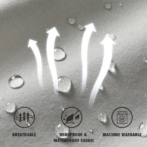 Miniatura 2 de MYJAJAYI Chaqueta cortavientos ligera para hombre, impermeable, con capucha, con cierre de cremallera