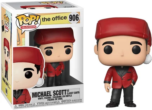 Miniatura 2 de Funko The Office - Figura de vinilo de Michael Scott as Classy Santa Pop! (paquete con funda protectora compatible con caja de pop box), multicolor