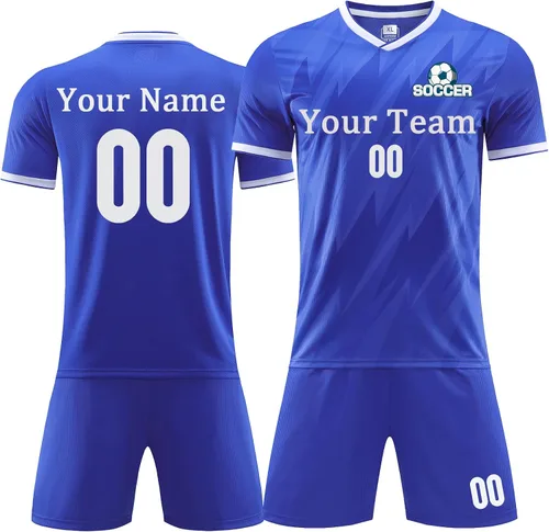 Uniformes de fútbol personalizados para niños y adultos, uniformes de fútbol de fútbol para niños, niñas, hombres y mujeres con logotipo del equipo