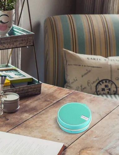 Miniatura 8 de Altavoz INSMY C12 IPX7 impermeable para ducha con Bluetooth, altavoz pequeño portátil, altavoces Bluetooth inalámbricos de sonido claro y fuerte