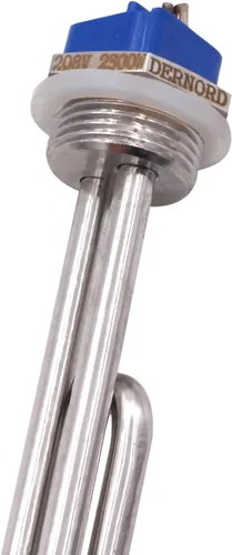 Miniatura 5 de DERNORD Elemento calentador de agua plegable atornillado de 2500W 208V - baja densidad de vatios