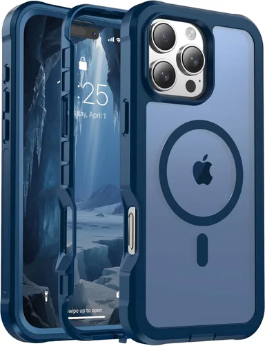 Miniatura 51 de jaroco - Funda magnética compatible con MagSafe para iPhone 11 de 6.1 pulgadas; protección de grado militar contra caídas, de doble capa