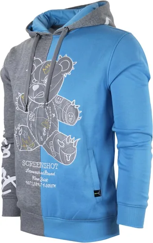 Miniatura 31 de SCREENSHOT Sudadera urbana de forro polar para hombre, diseño de dibujos animados de animación, parche bordado de gel