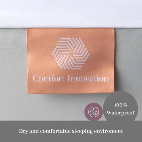 Miniatura 2 de Dreamfit DreamComfort - Lujoso protector de colchón impermeable con absorción de humedad StaDry, microfibra cepillada fina y diseño transpirable
