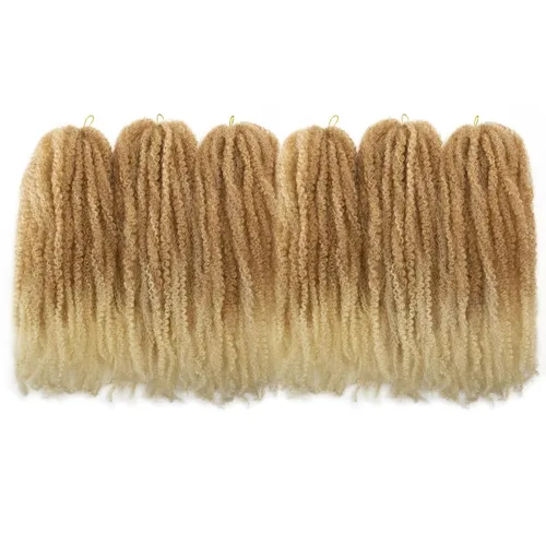 Miniatura 16 de Cabello trenzado Marley Twist de 18 pulgadas, extensiones sintéticas suaves, esponjosas y versátiles para estilos de aspecto natural, perfecto