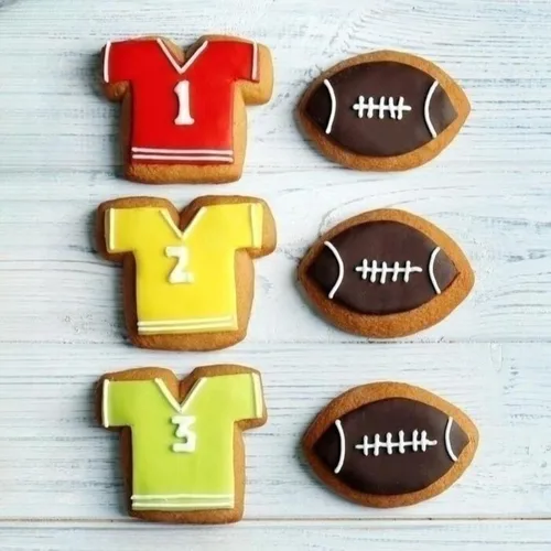Miniatura 3 de JOB JOL Cortadores de galletas de fútbol 2 piezas, con jersey