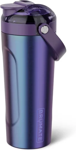 Miniatura 12 de BrüMate MultiShaker Botella Mezcladora Agitadora 100% A Prueba de Fugas Aislada de Acero Inoxidable Botella Agitadora de Proteínas y Pre Azul