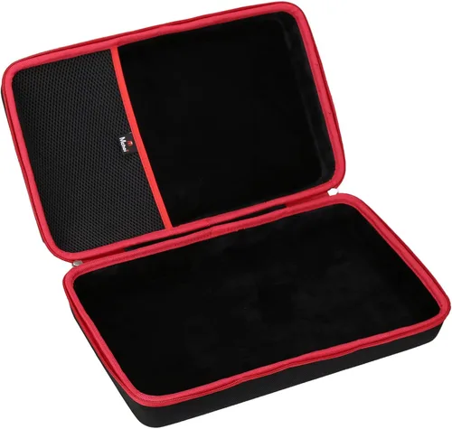Miniatura 2 de Mchoi Estuche rígido para mezclador VTech Kidi Star DJ/Kidi DJ Mix, pequeño mezclador de DJ con bolsillo de malla para cable, guía de usuario, Negro
